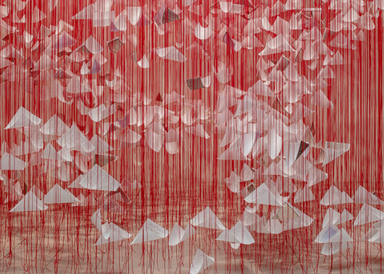 Visuel Chiharu Shiota - Collecting Feelings - De quoi êtes-vous reconnaissant ?