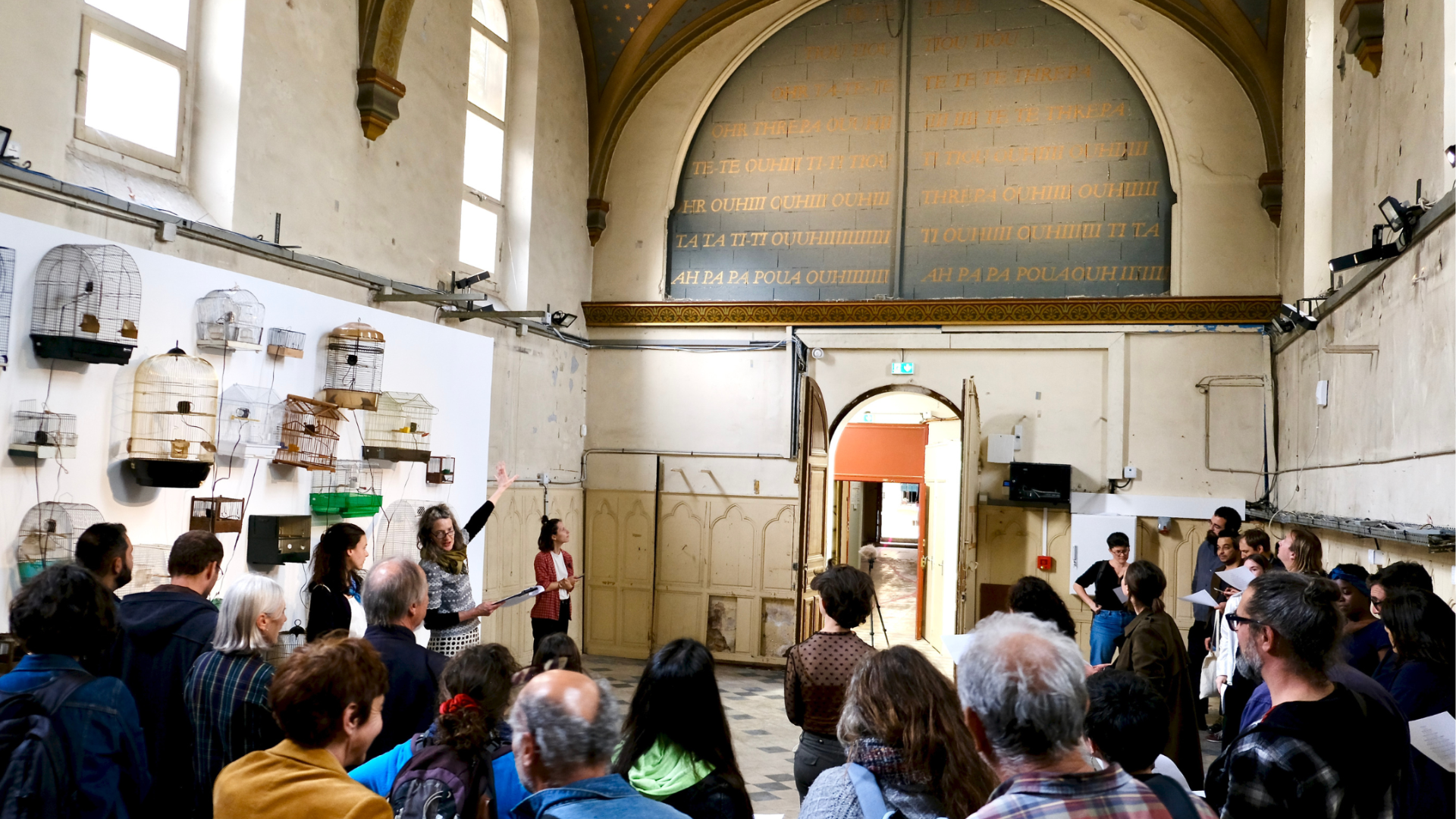 Deep Speech. Dialogues inter-espèces | Catherine Clover - Oussama Tabti - Maëva Longvert avec Lab Gamerz - Photo Anne-Sophie Popon (Chapelle Venel)